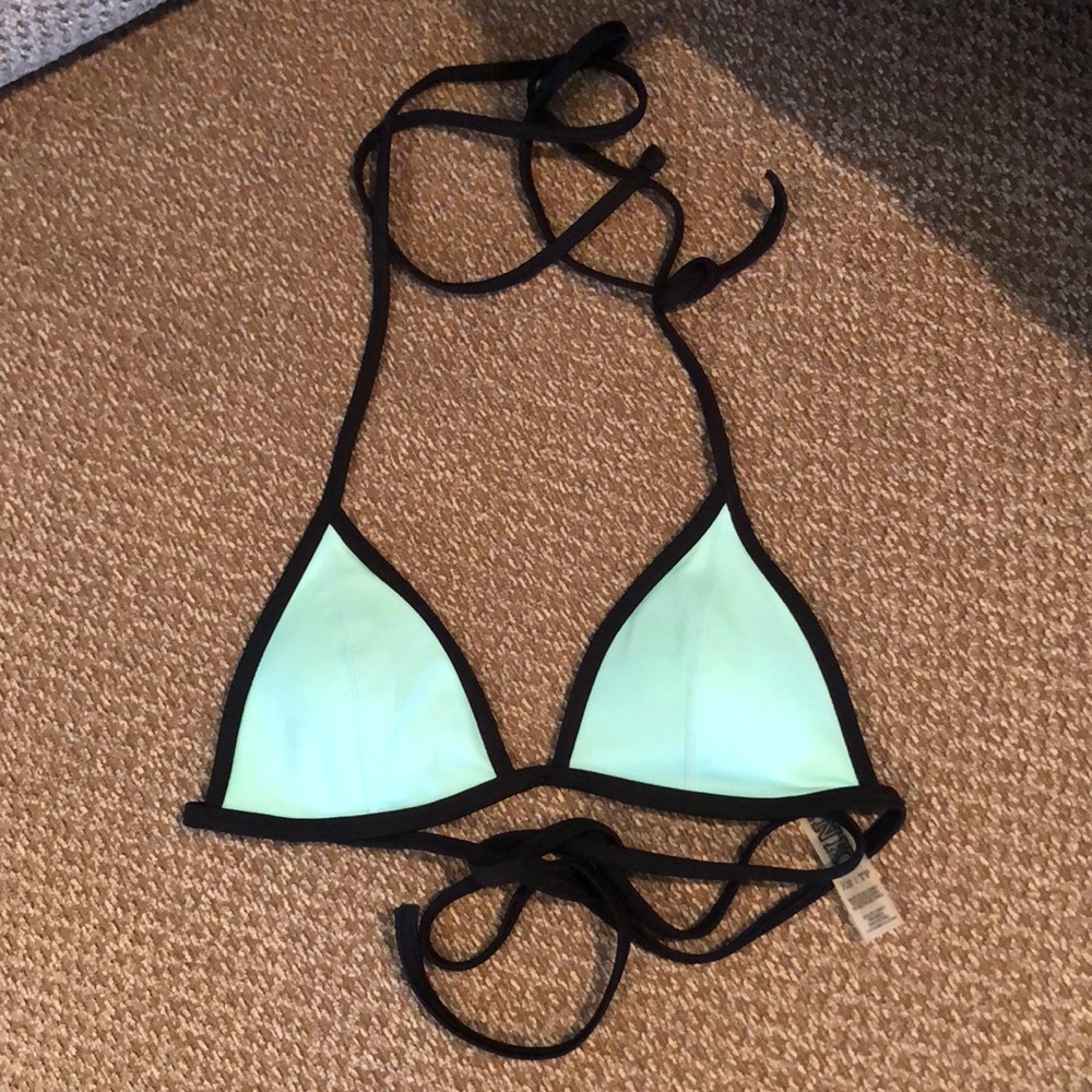 Blue Triangle Bikini Top!